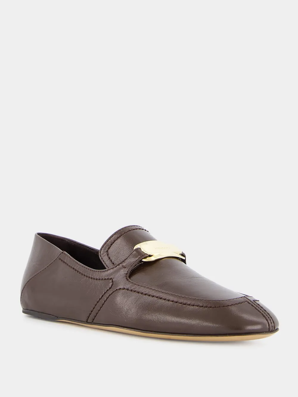 New Vara Buckle Leather Loafer