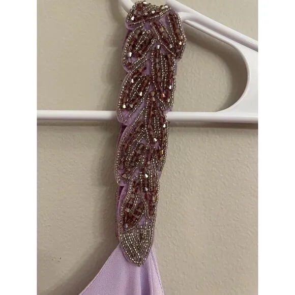 NWT Urban Outfitters Oh My Love Beaded Strap Trapeze Dress size Small MSRP $99