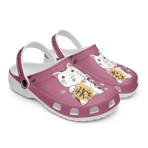 Peony Maneki Neko The Beckoning Clogs Cat