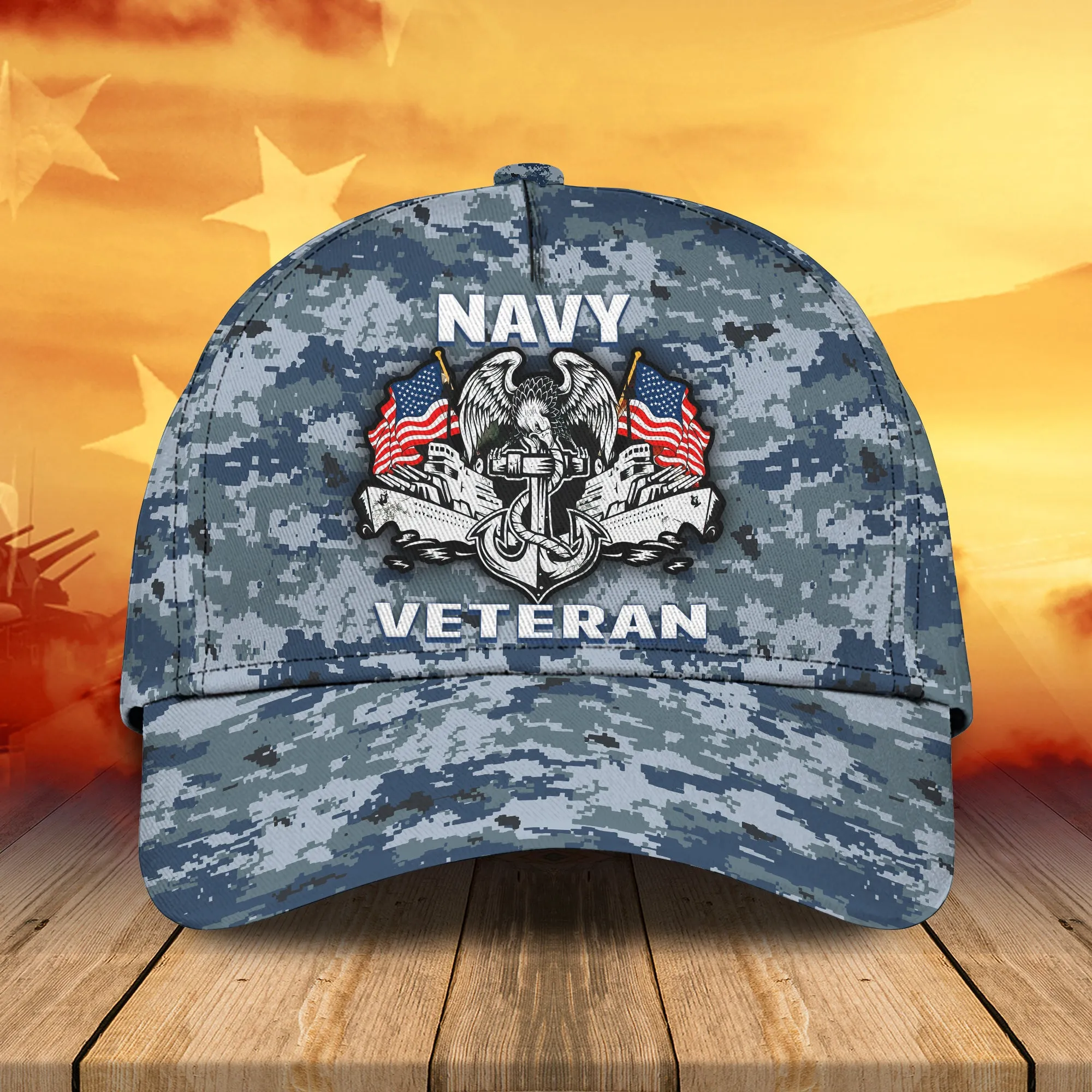 Personalized Classic Cap NAVY VETERAN - NSS