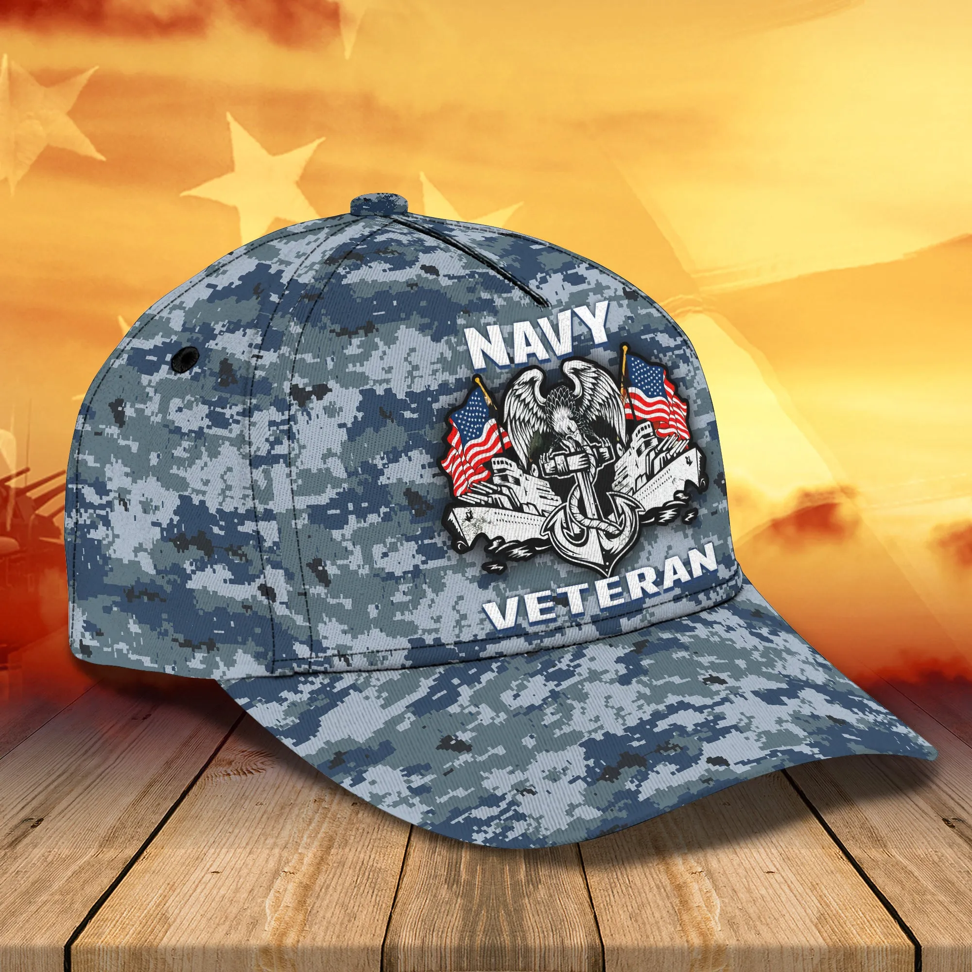 Personalized Classic Cap NAVY VETERAN - NSS