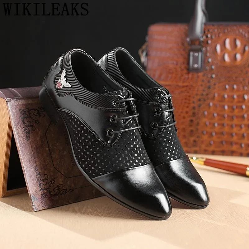 Pointed Toe Versi Italian Luxury Formal Shoes