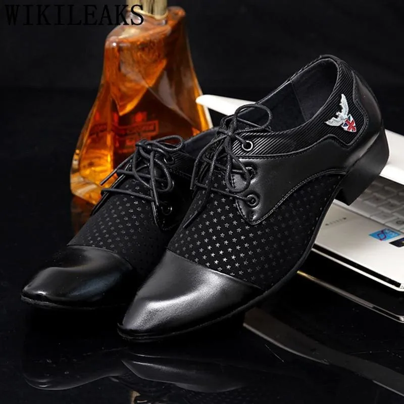 Pointed Toe Versi Italian Luxury Formal Shoes
