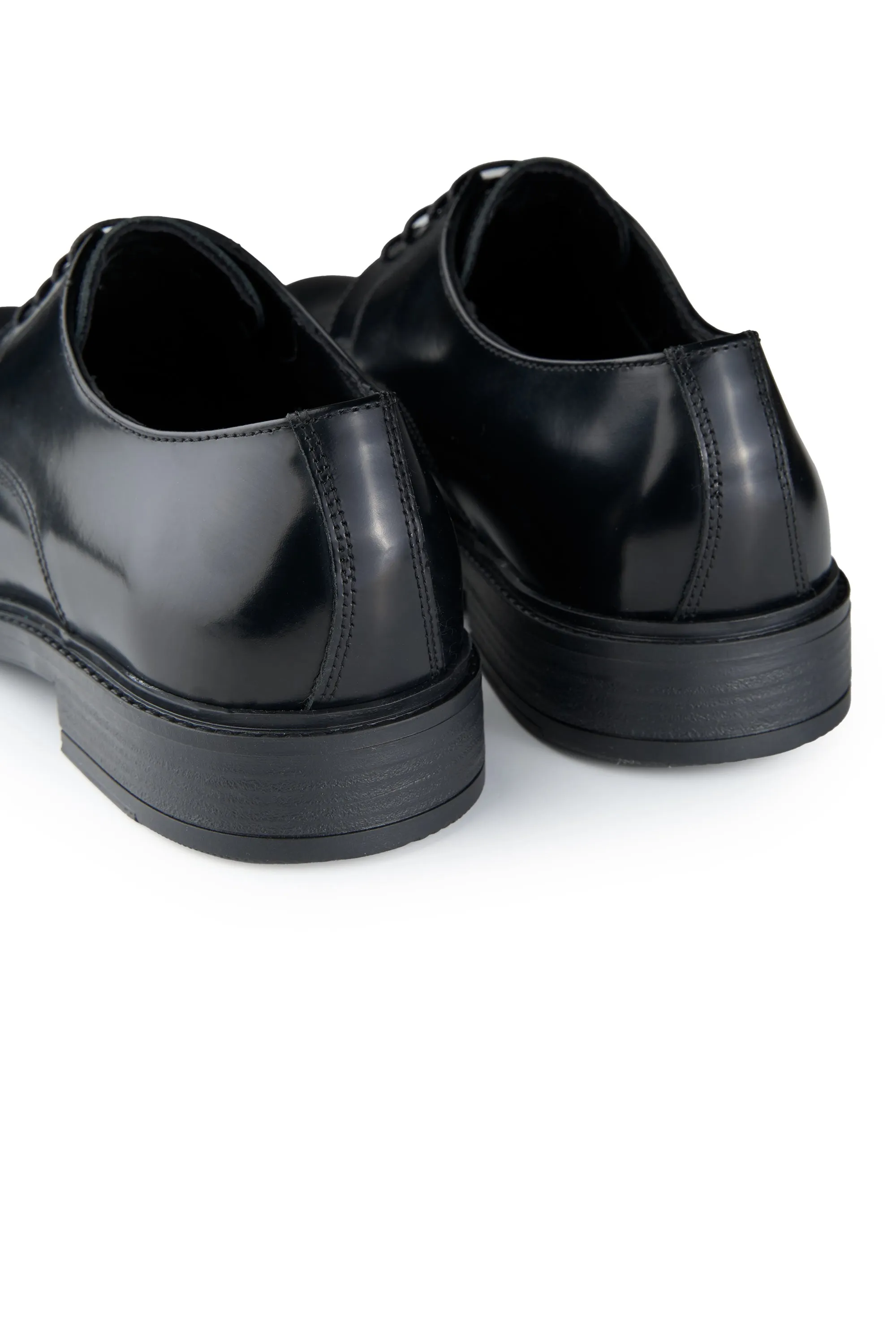 Polished Leather Formal Derby Shoes