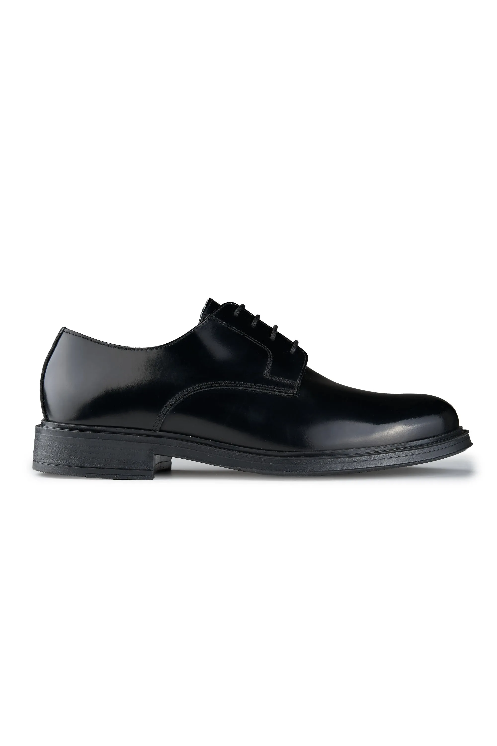 Polished Leather Formal Derby Shoes