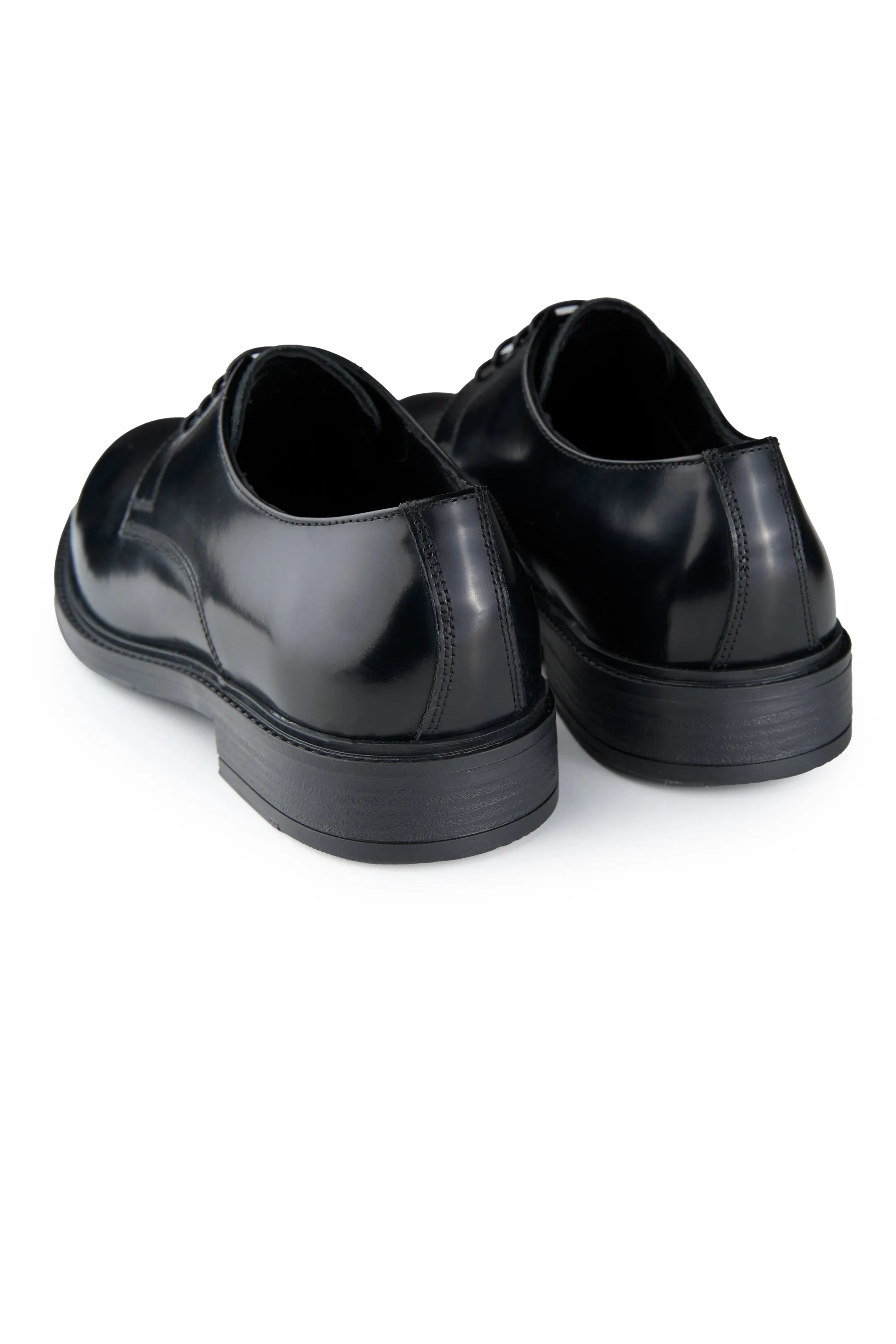 Polished Leather Formal Derby Shoes
