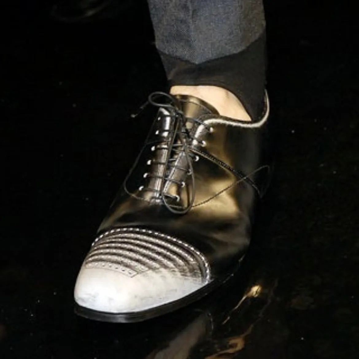 Prada Distressed Toe Derbies - AW07