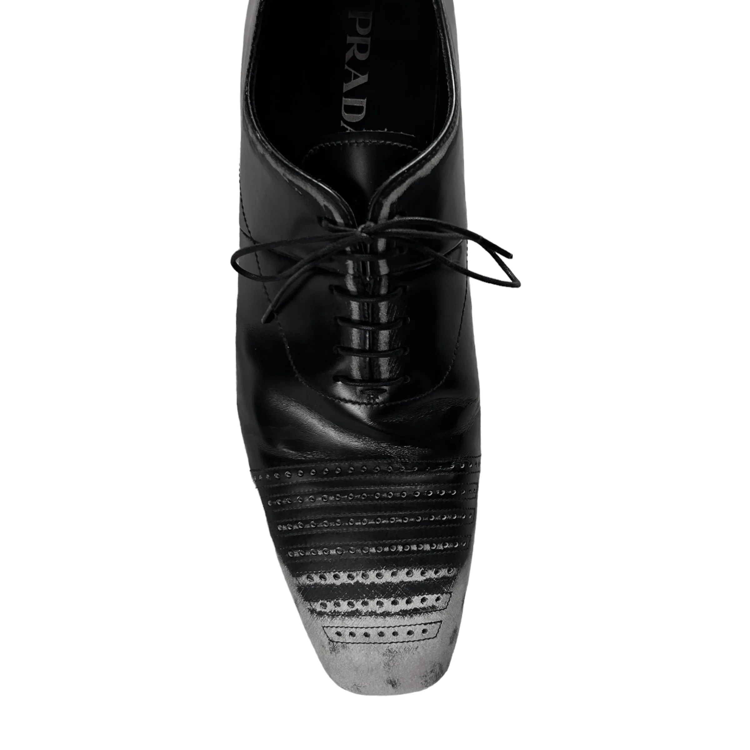 Prada Distressed Toe Derbies - AW07