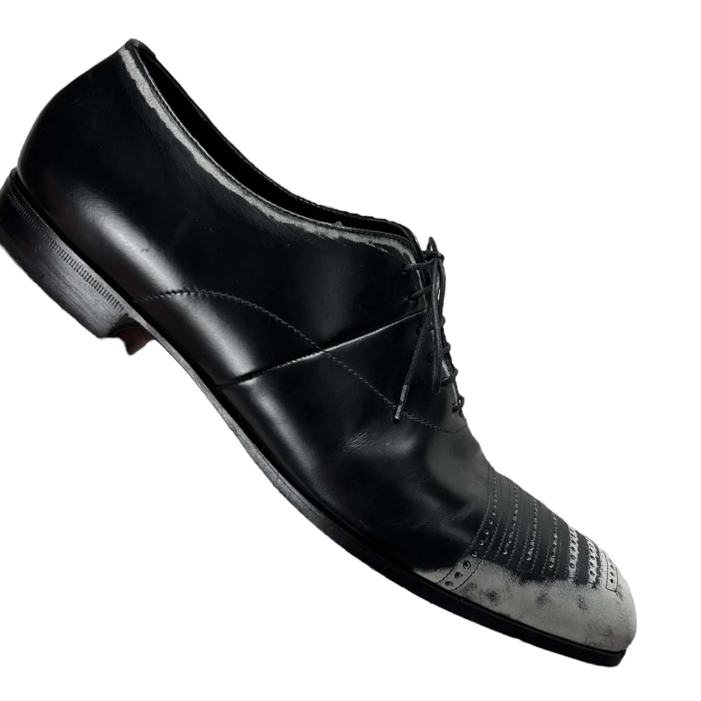 Prada Distressed Toe Derbies - AW07