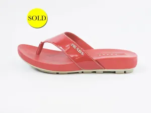 Prada Flip Flop Size 36.5 It (6.5 Us)