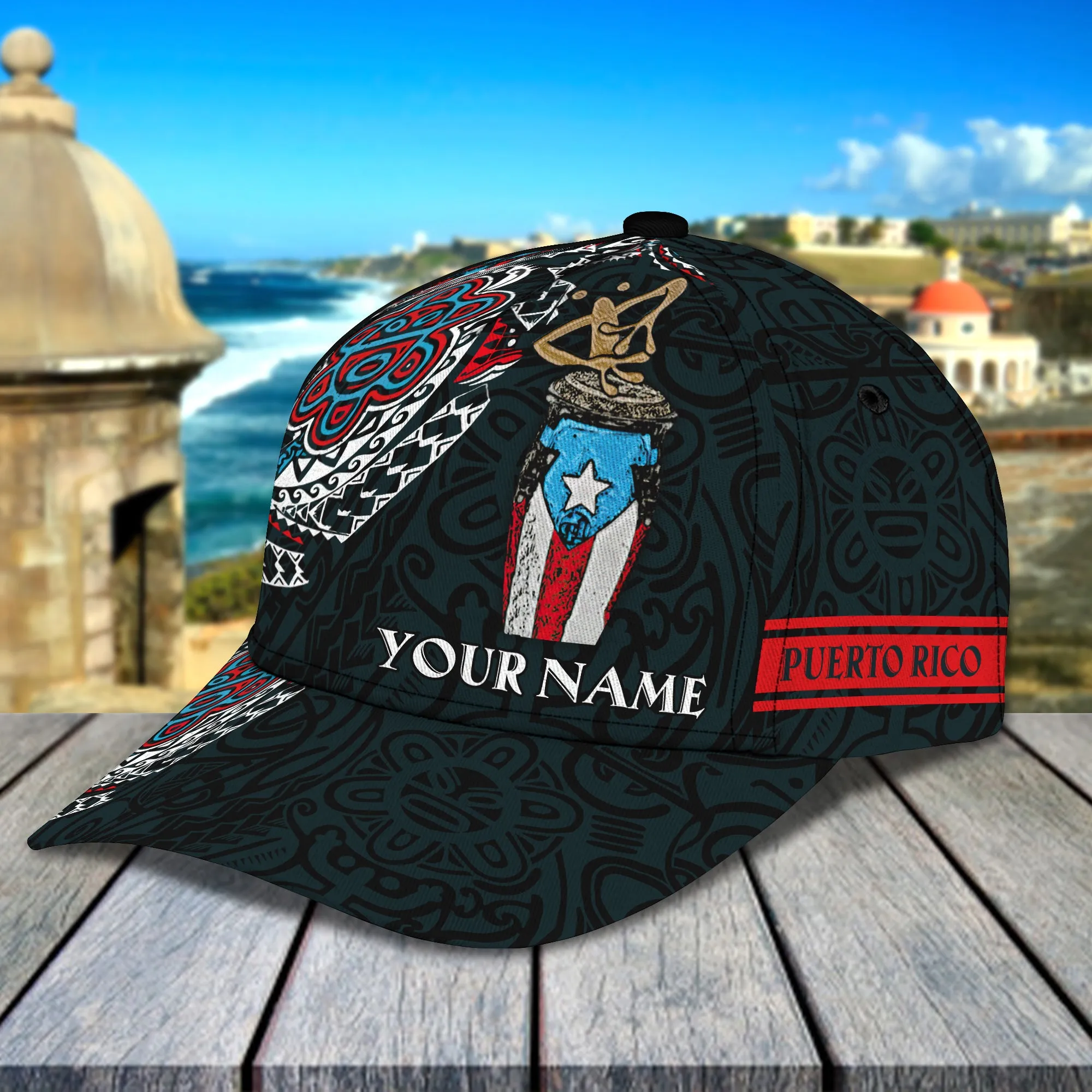 PUERTO RICO 03 - Personalized Name Cap - HN95