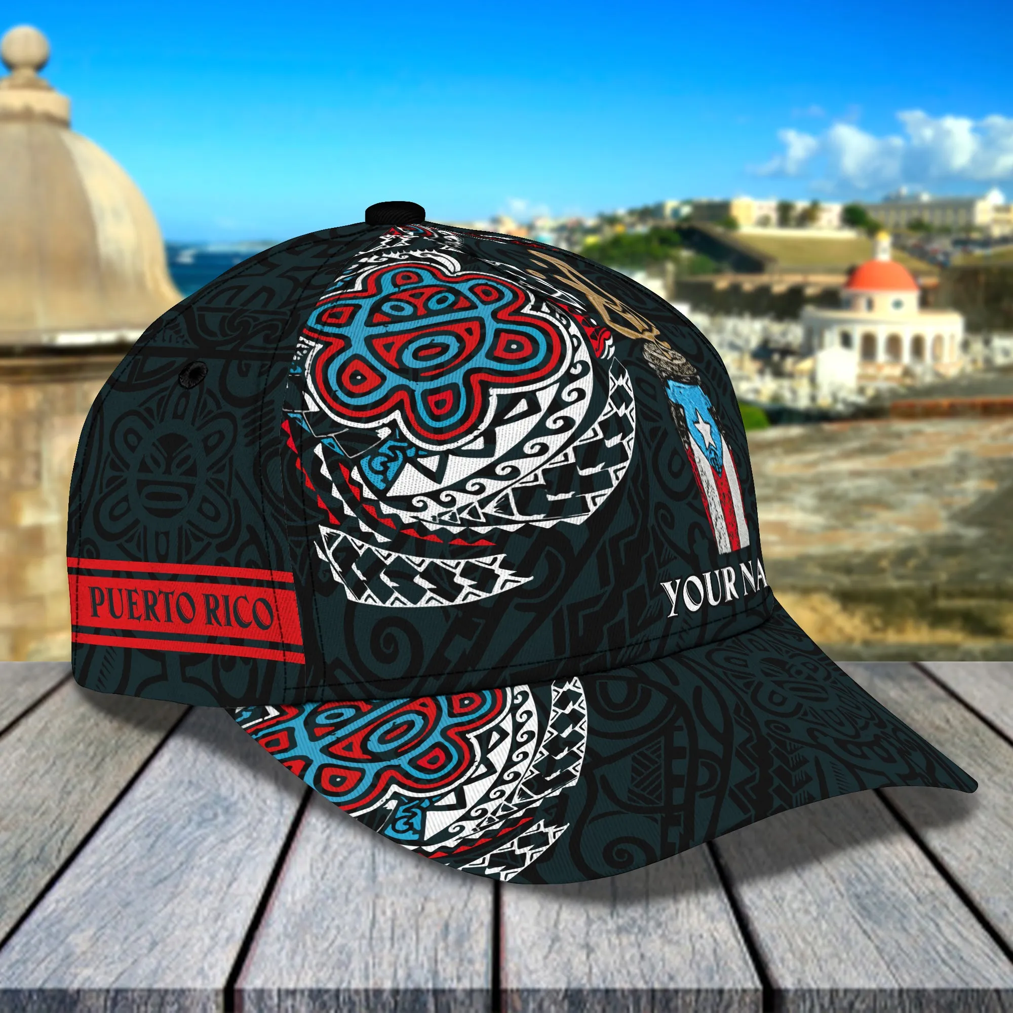 PUERTO RICO 03 - Personalized Name Cap - HN95