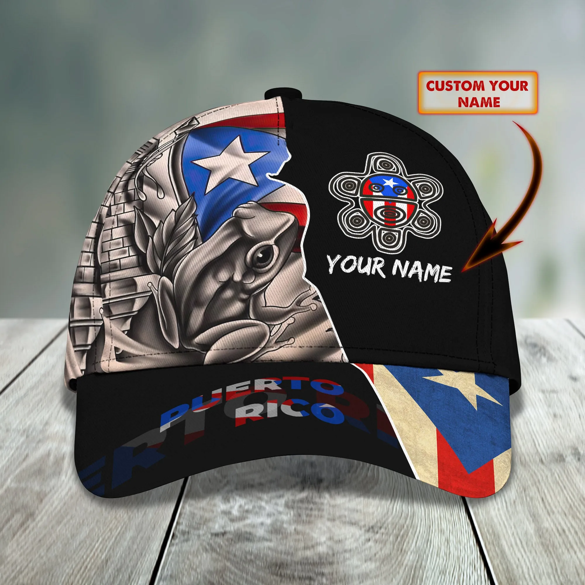 Puerto Rico- Personalized Name Cap 28 - Lta98