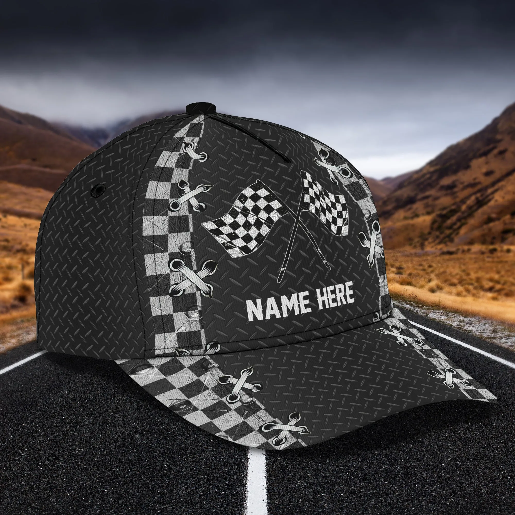 RACING CAP1 - Personalized Name Cap - BY97