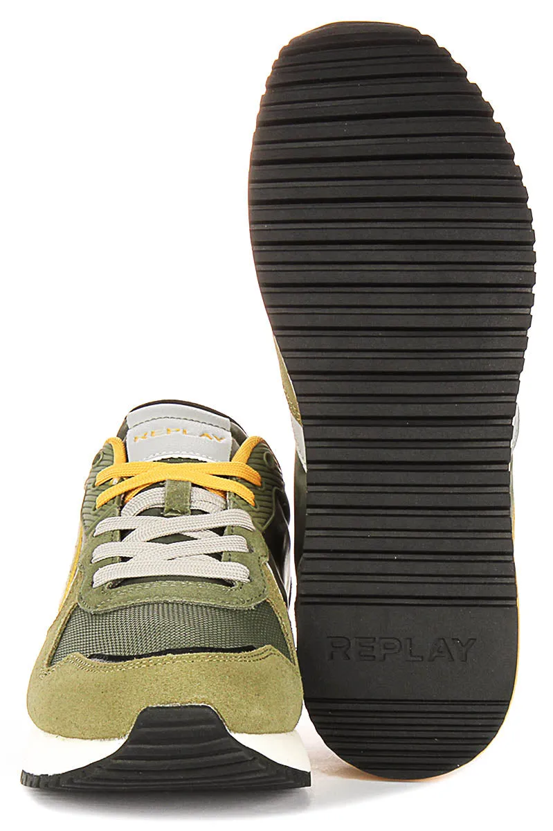 Replay Fiber M Tonal In Green For Men