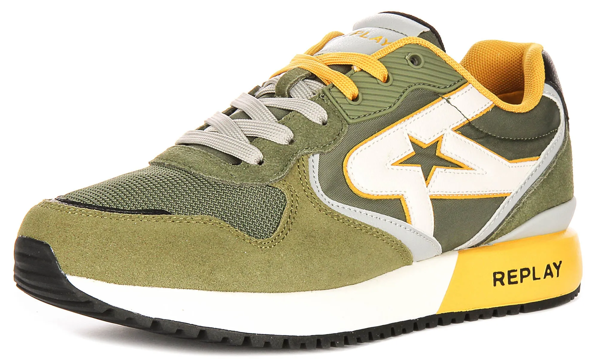 Replay Fiber M Tonal In Green For Men