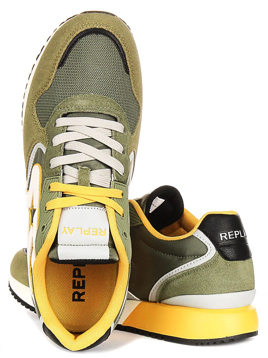Replay Fiber M Tonal In Green For Men