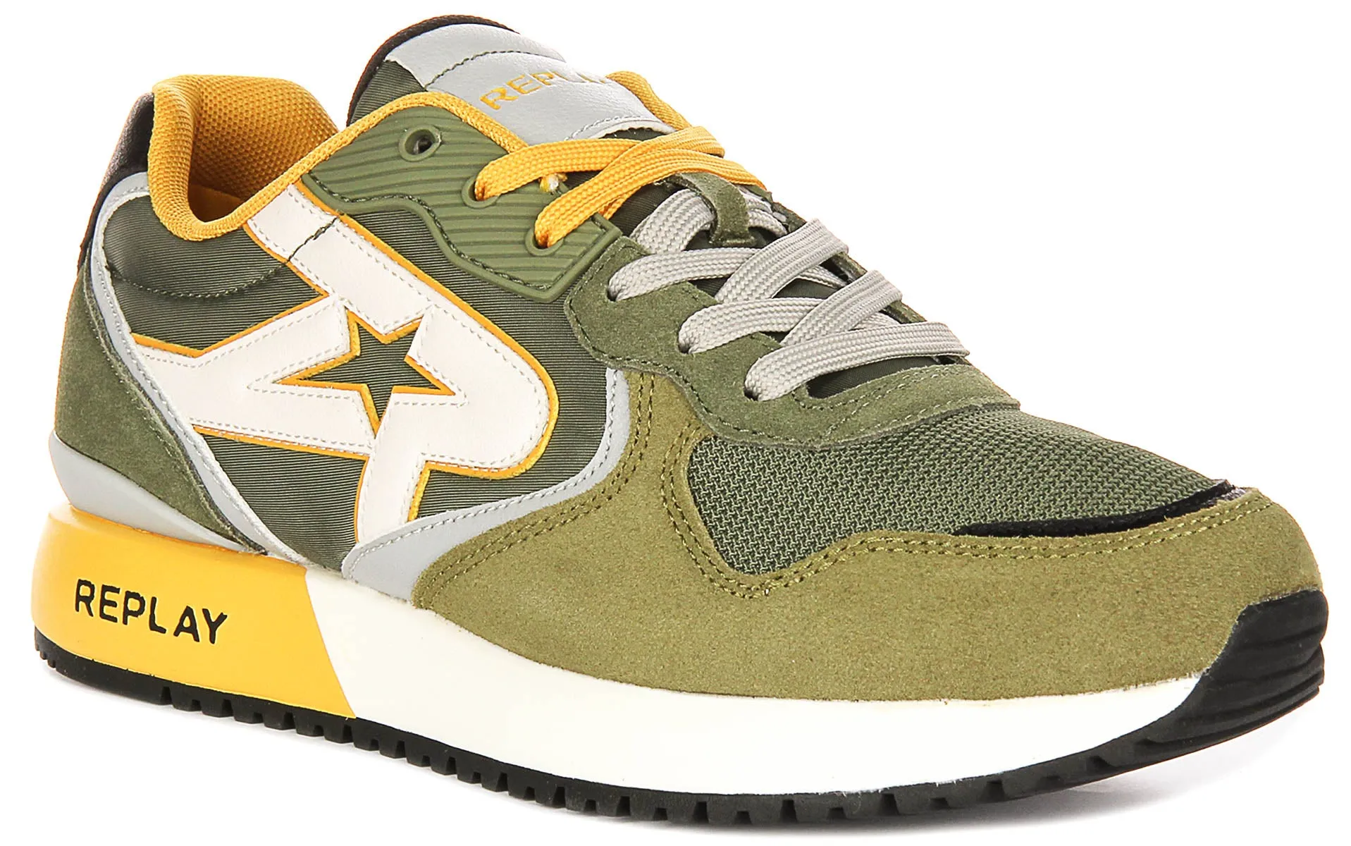 Replay Fiber M Tonal In Green For Men