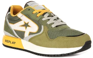 Replay Fiber M Tonal In Green For Men