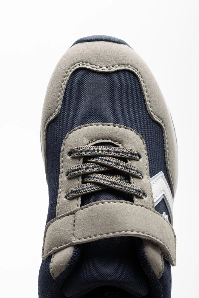 Retro Trainer Navy