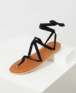 Ribbon Sandal Base Caramel