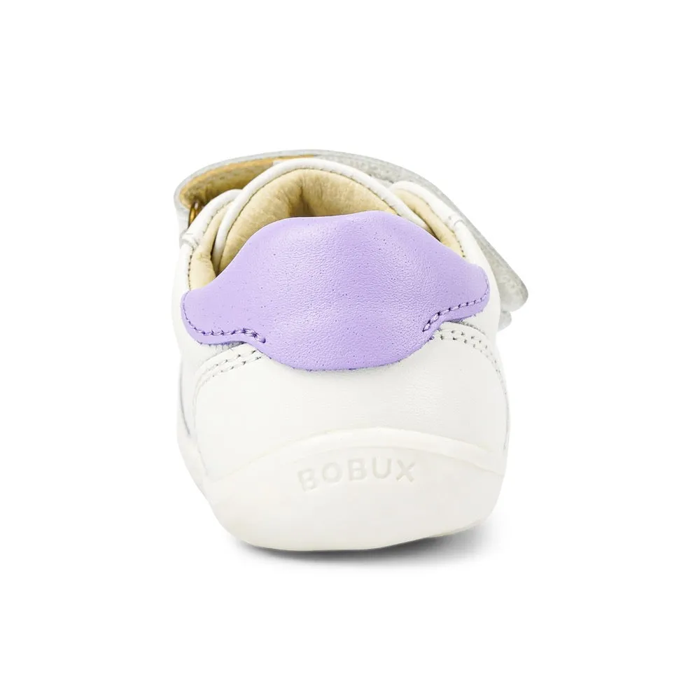 Riley  - Step Up - White   Lilac