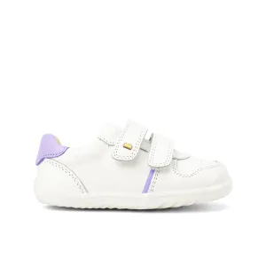 Riley  - Step Up - White   Lilac