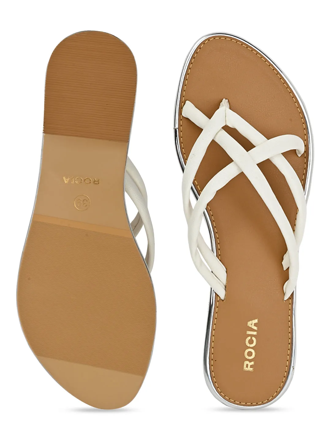 Rocia By Regal White Women Casual Flats
