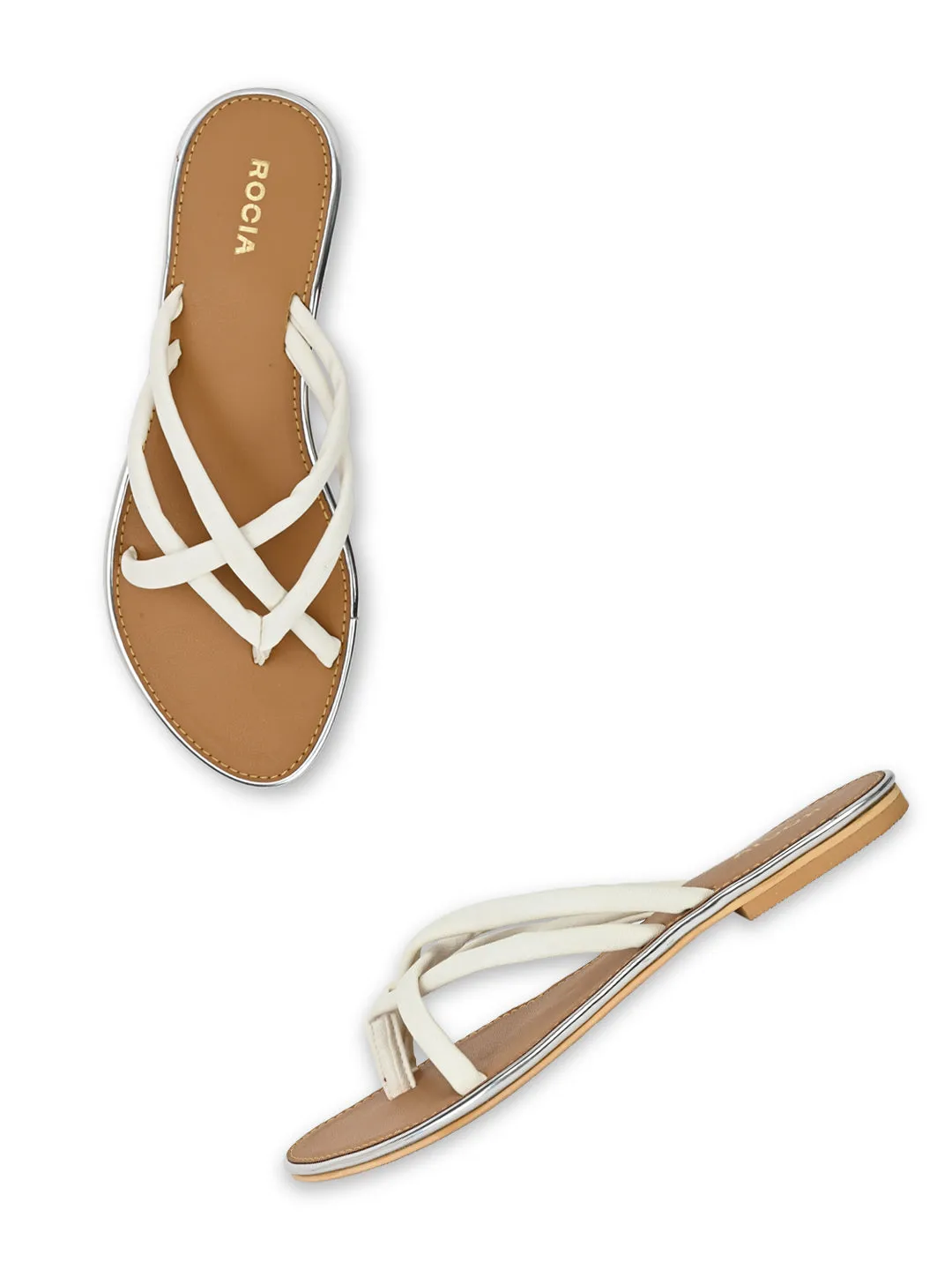 Rocia By Regal White Women Casual Flats