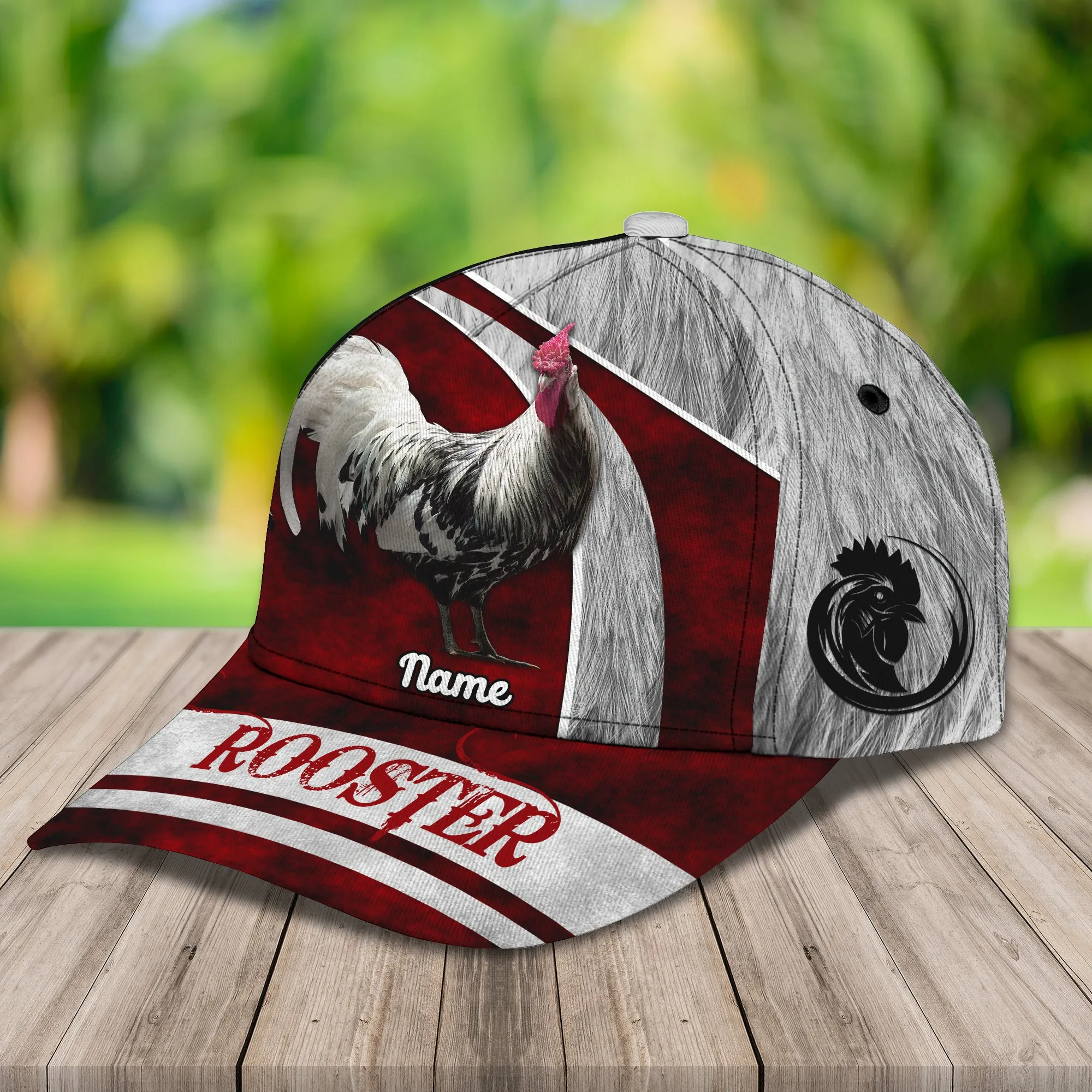 Rooster 03- Personalize Name Cap  - Loop - Ntp-202