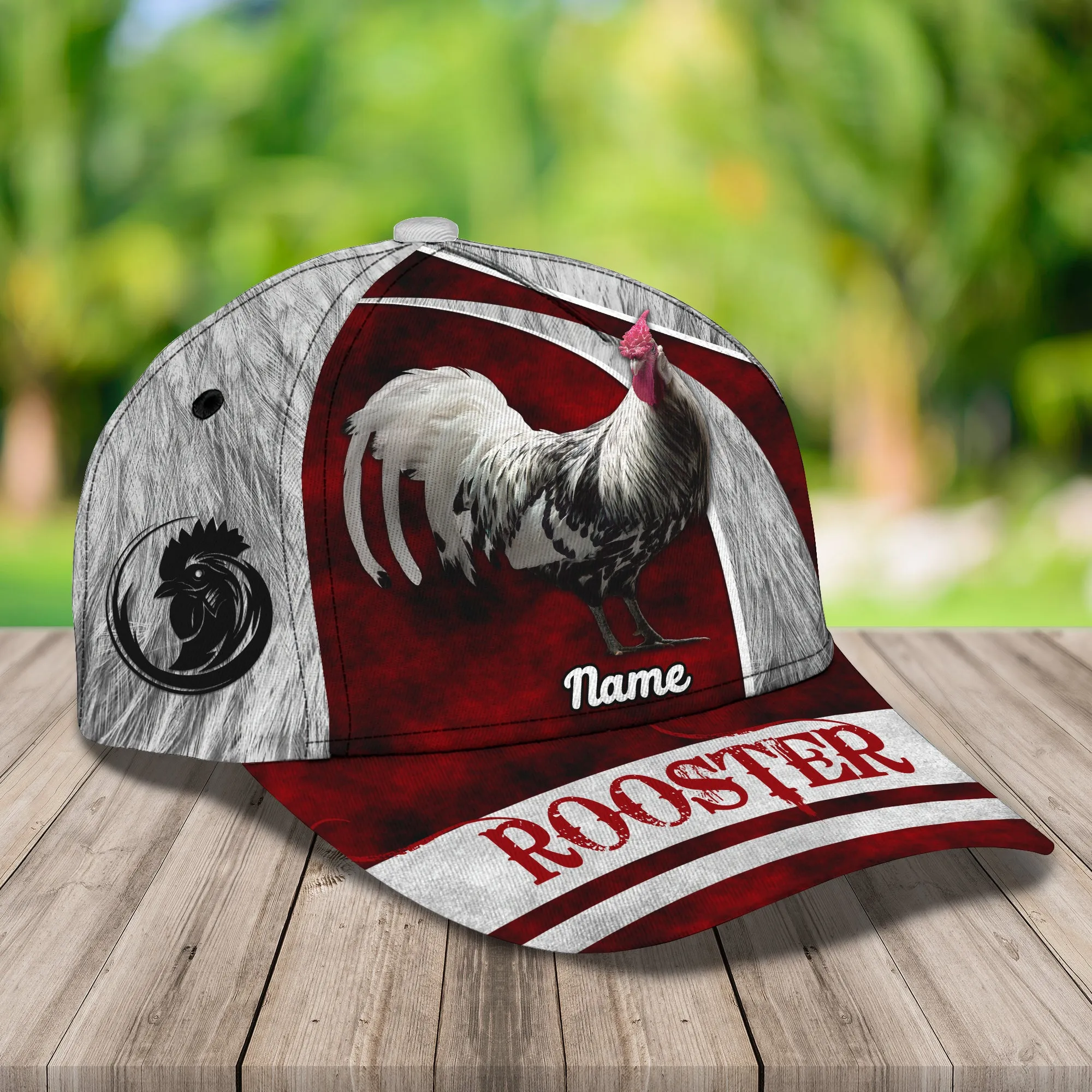 Rooster 03- Personalize Name Cap  - Loop - Ntp-202