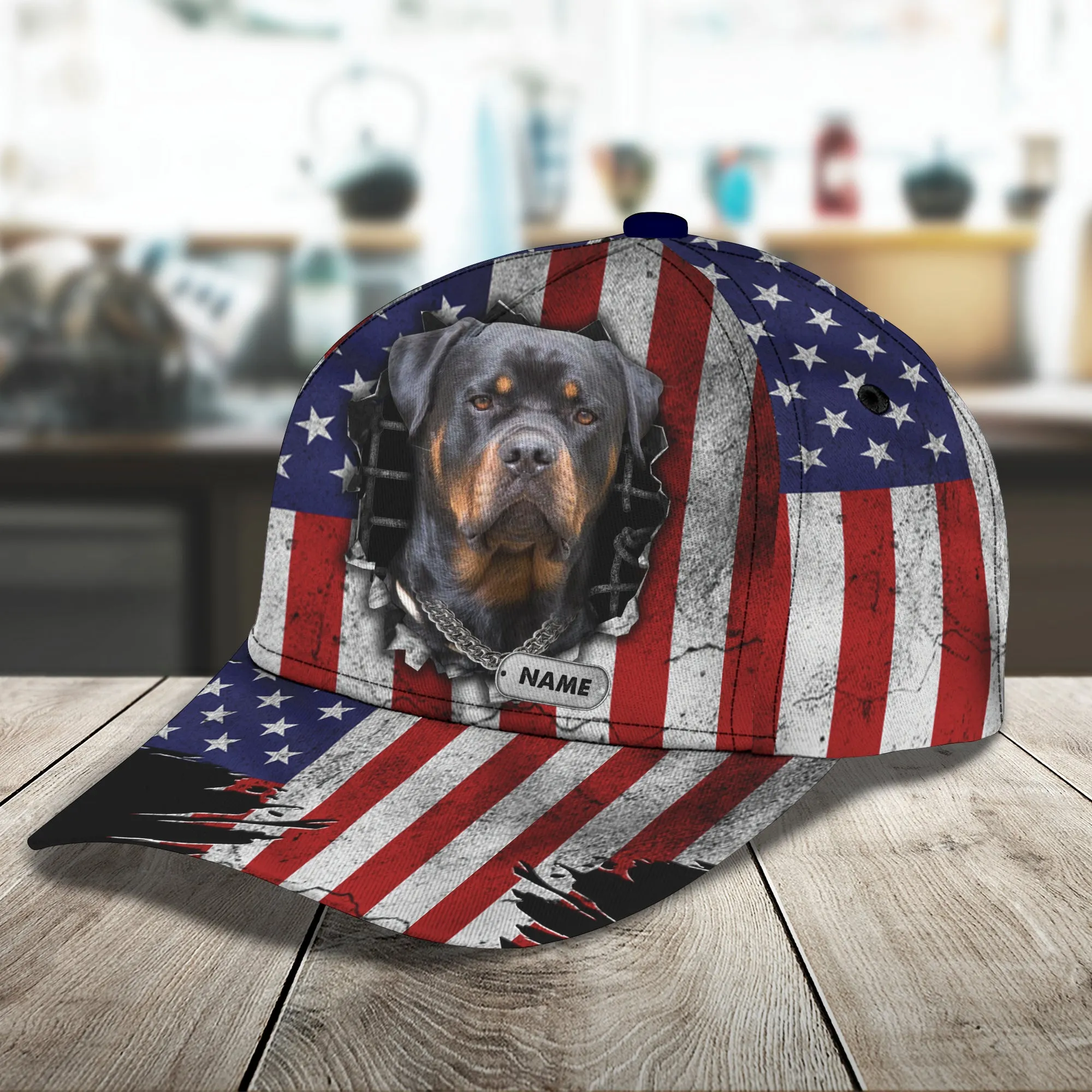 Rottweiler - Personalized Name Cap - Hd98 6