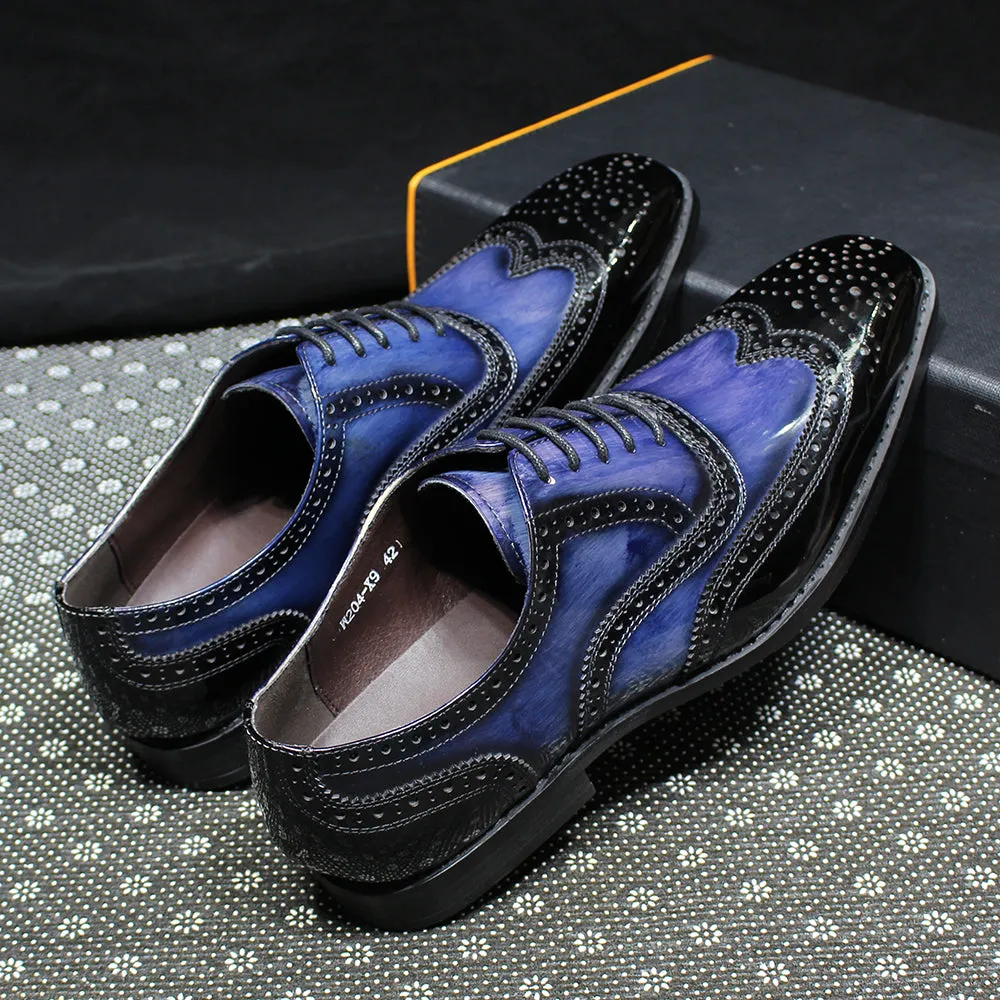 Royal Blue Dress Shoes Mens