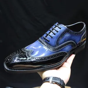 Royal Blue Dress Shoes Mens