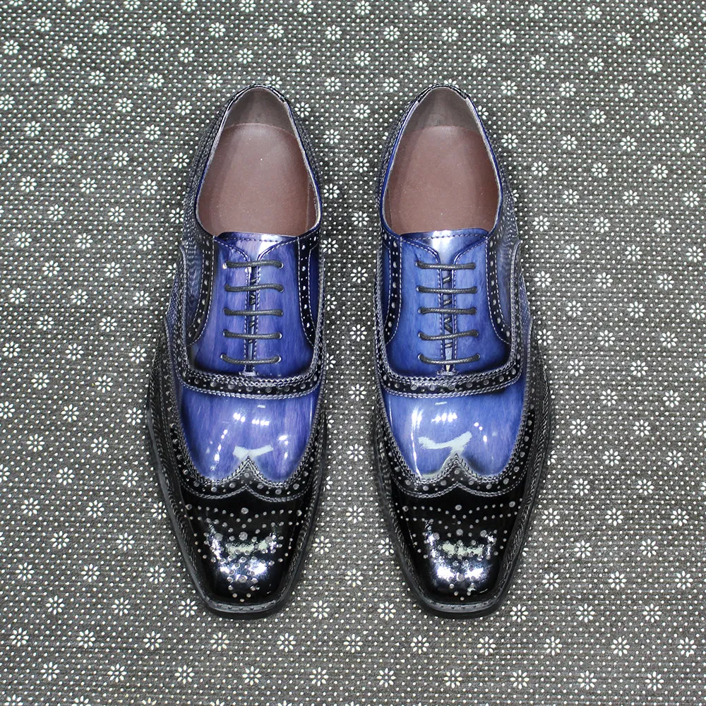 Royal Blue Dress Shoes Mens