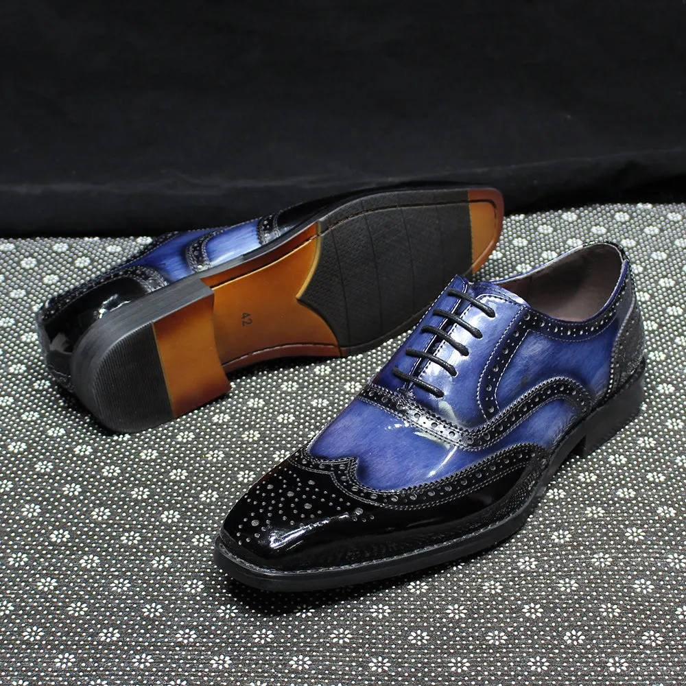 Royal Blue Dress Shoes Mens