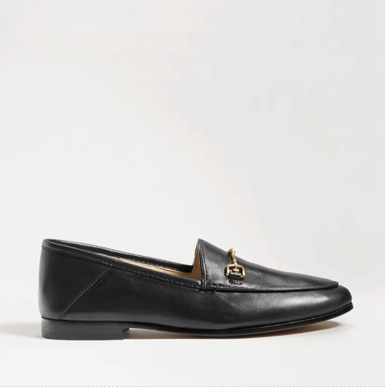 SAM EDELMAN Loraine Bit Black Leather Women Loafer
