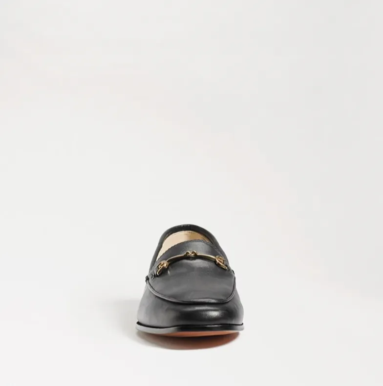 SAM EDELMAN Loraine Bit Black Leather Women Loafer