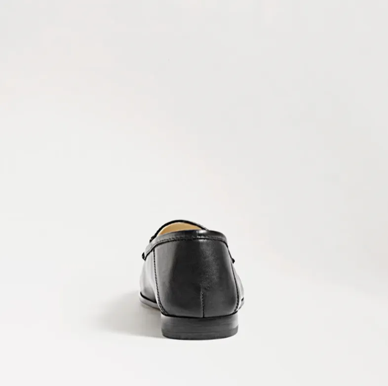 SAM EDELMAN Loraine Bit Black Leather Women Loafer