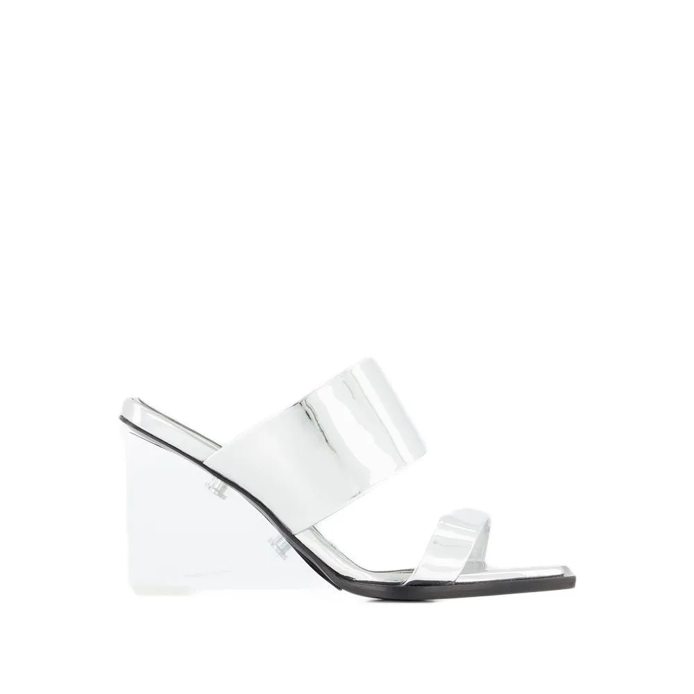 Sandals - Grey - Leather