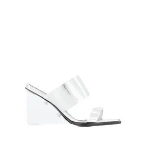 Sandals - Grey - Leather
