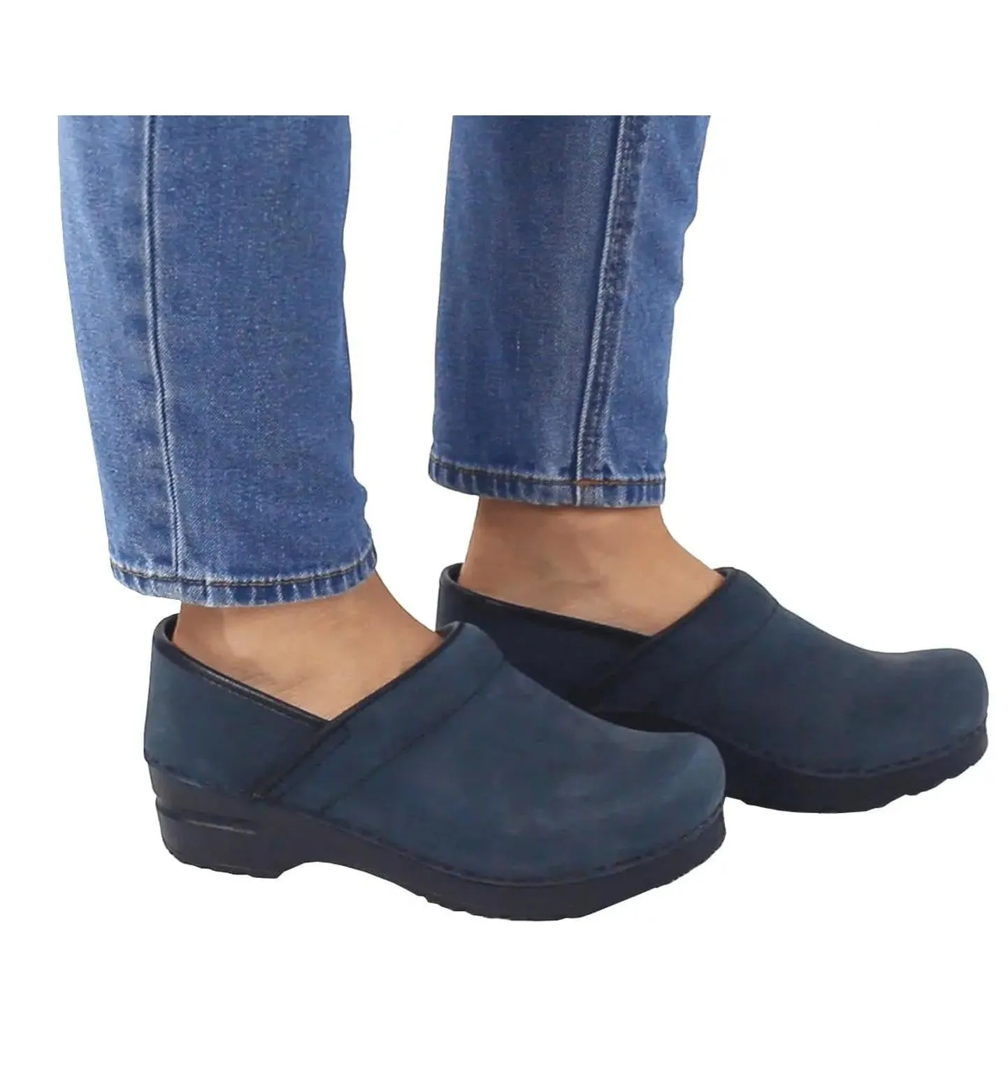 Sanita Pro. Oiled Leather Women's Chef Clog