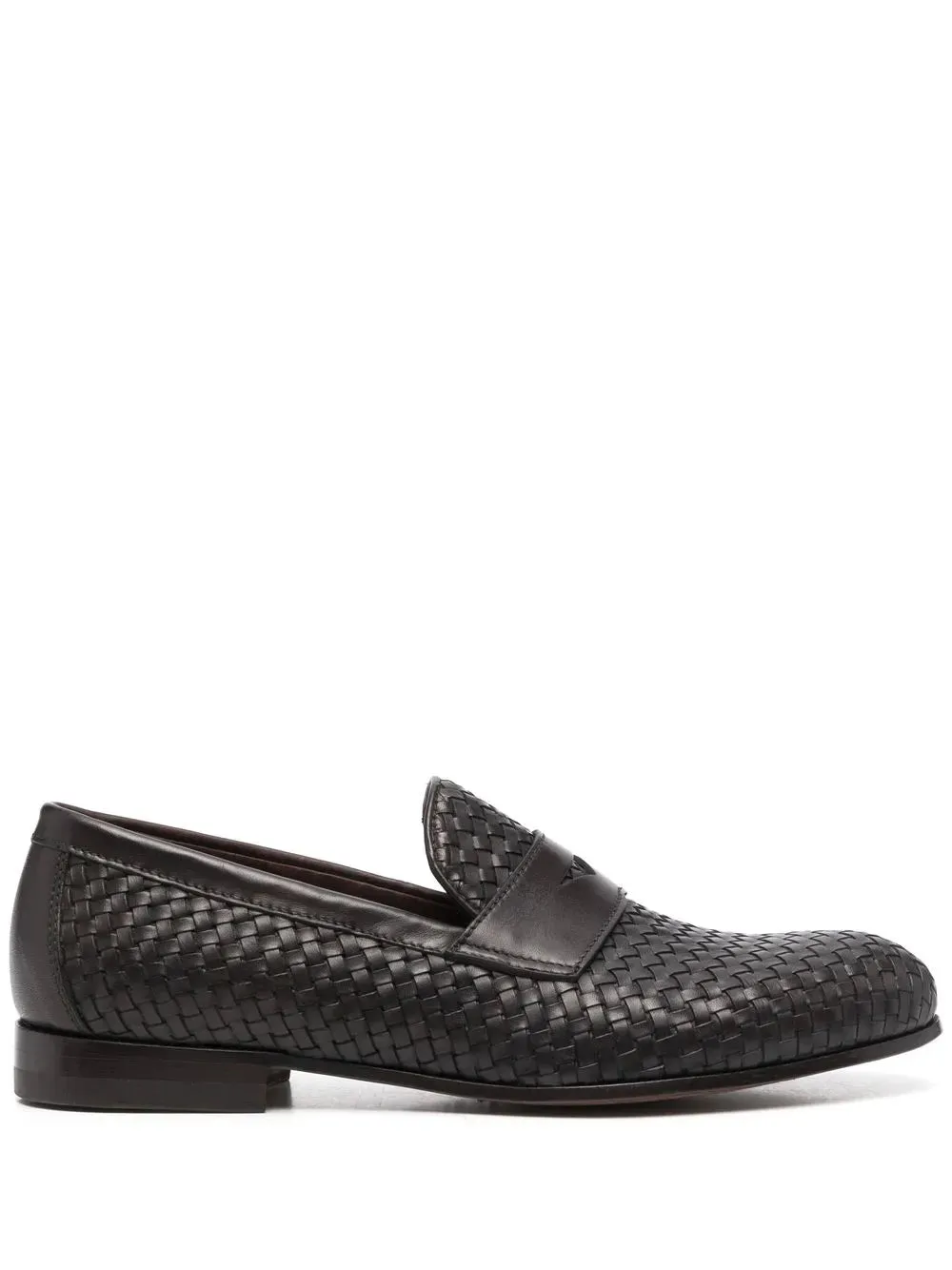 Scarosso Delfina woven leather loafers