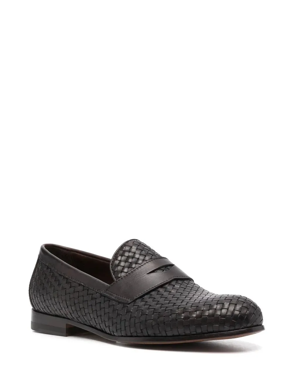 Scarosso Delfina woven leather loafers