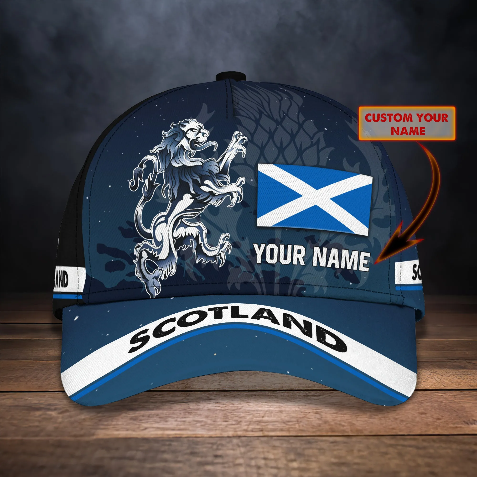 SCOTLAND 11 - Personalized Name Cap - HN95