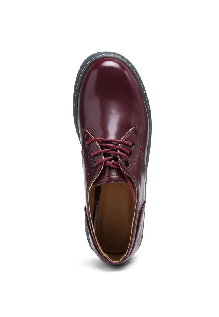 Shanks Oxford Patent Pu Shoes By Ruw