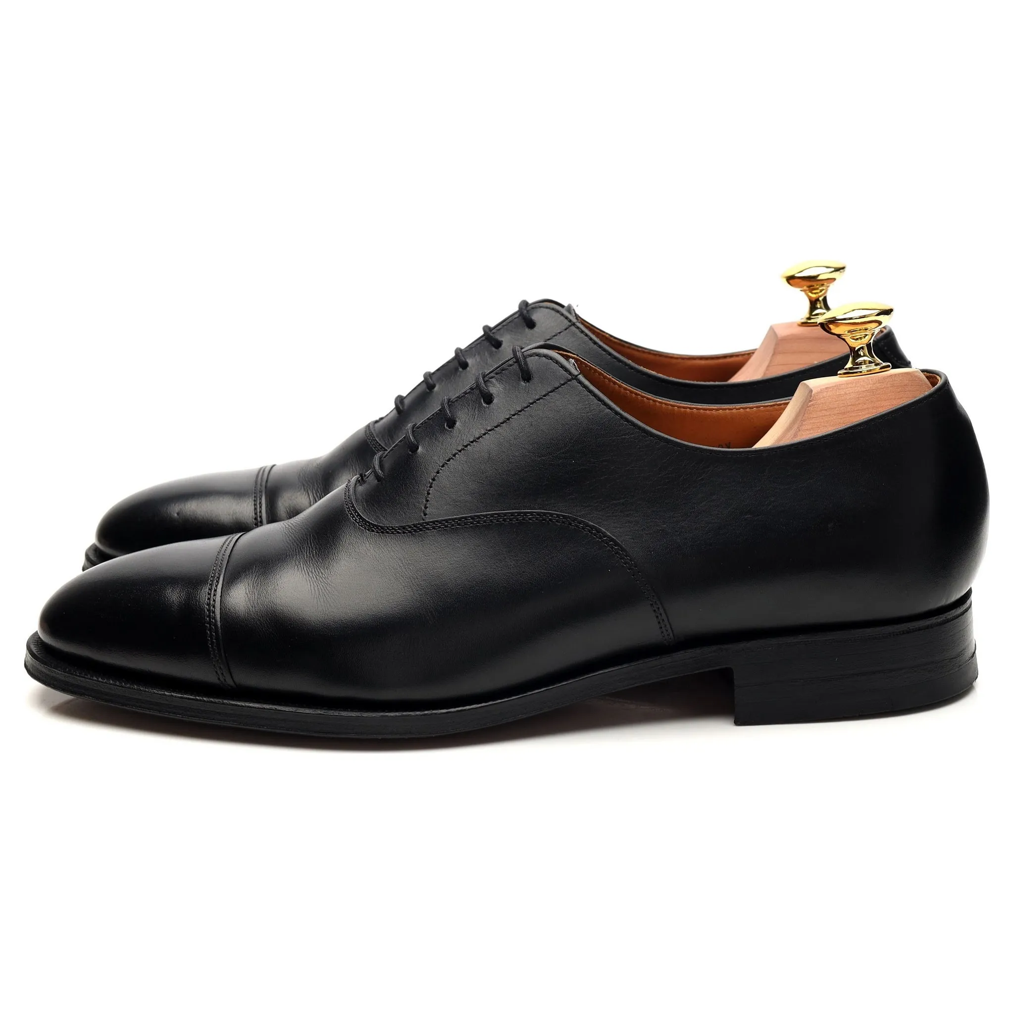 Shipton & Heneage 'Fitzroy' Black Leather Oxford UK 7.5 E