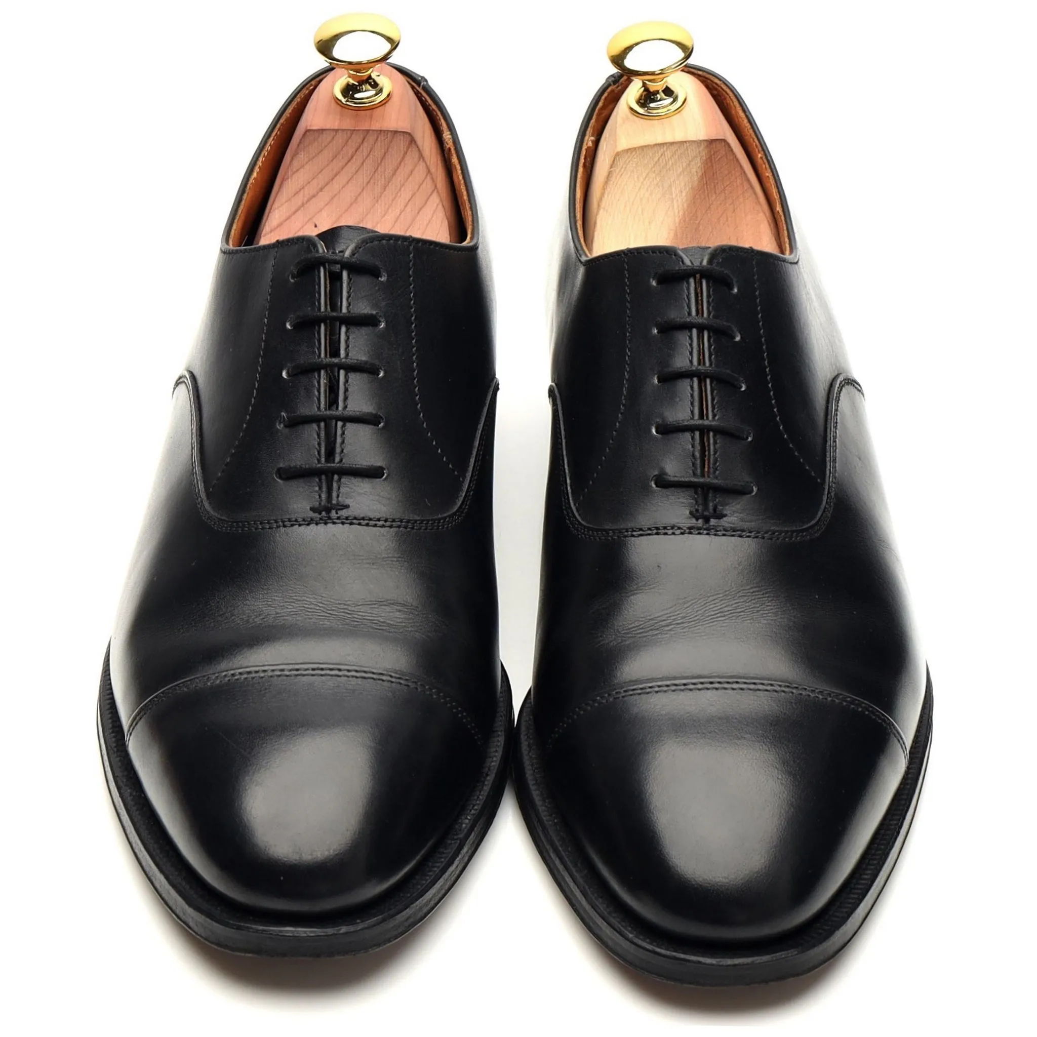 Shipton & Heneage 'Fitzroy' Black Leather Oxford UK 7.5 E