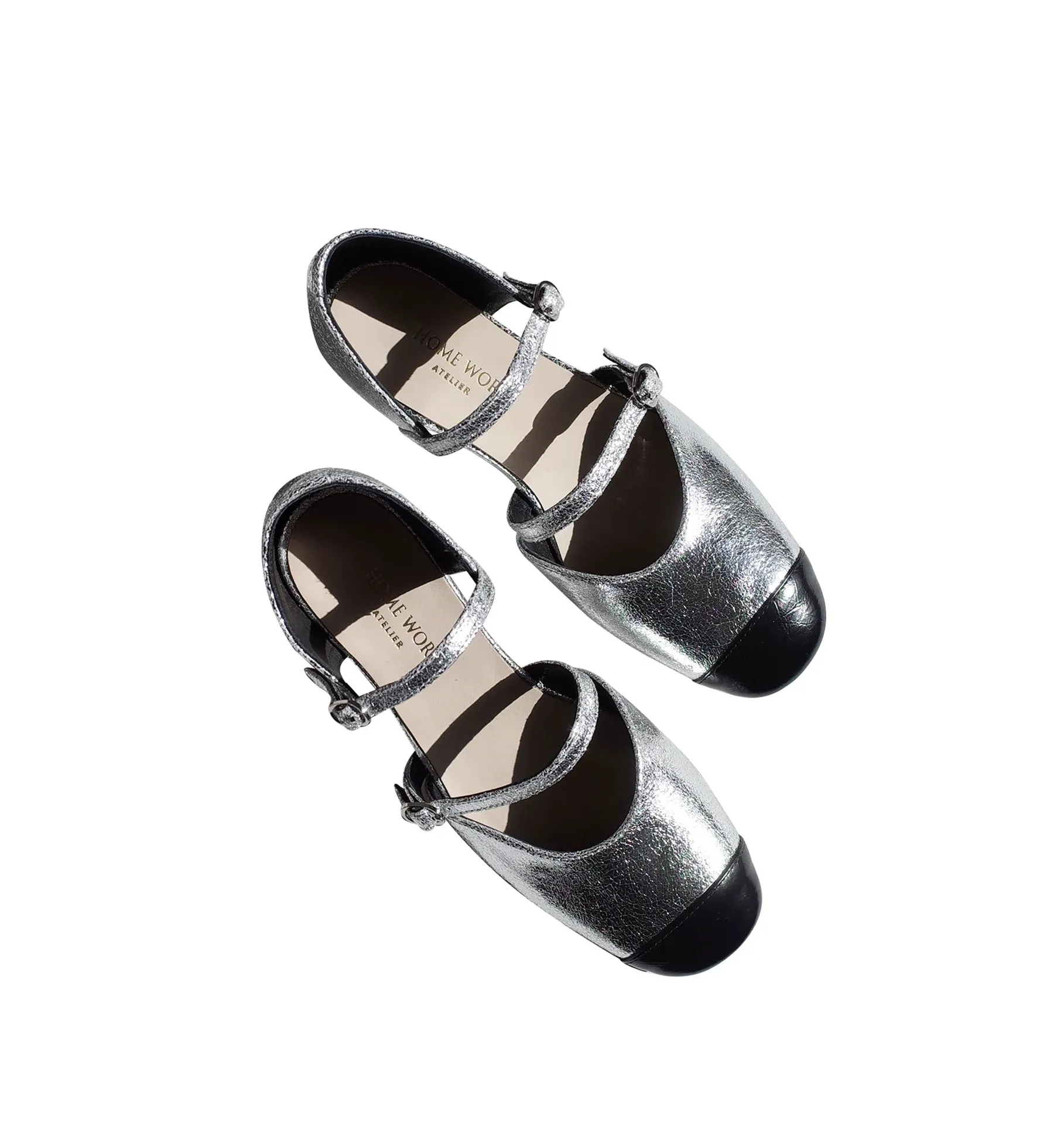 Silver Mary Jane Shoes