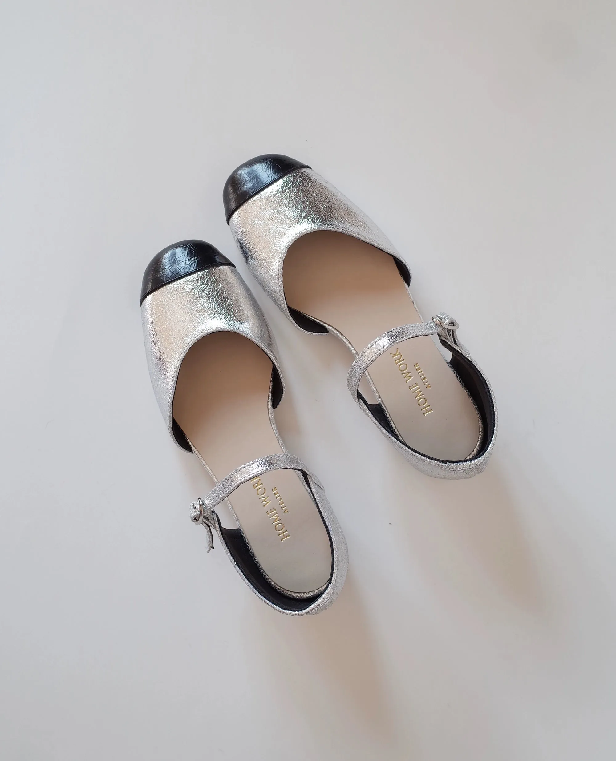Silver Mary Jane Shoes